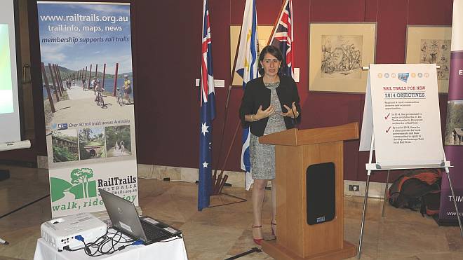 2014-03 NSW Launch 4923 Transport minister Gladys Berejiklian