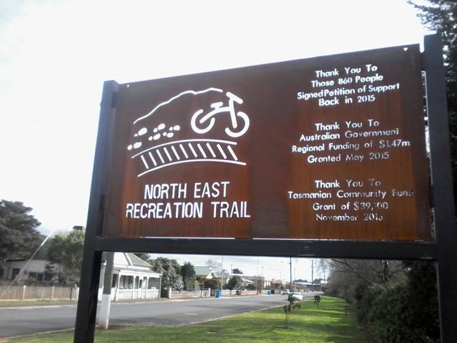 Building a rail trail in North East Tasmania has moved an important step forward