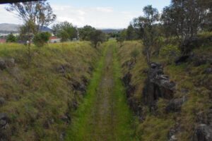Deep cutting out of Tenterfield (2012)
