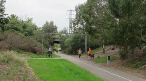The western end of the rail trail. (2011)