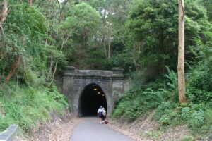 The Kahibah side of the tunnel under the Pacific Highway (2009)