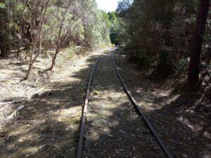 Emu Bay Rail Melba Flats end (2019)