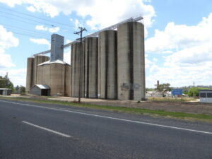 Grain silos at Inverelll
