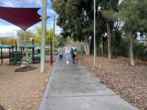 Start of the trail in Elsternwick Railway Park, near the station [2023]