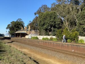 Birregurra Station used to have a timber signal box on the far end [2023]