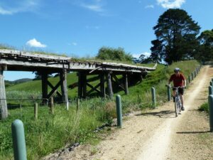 Detour around old bridge near Forrest (2011)