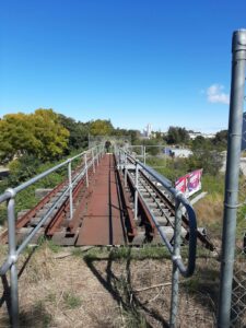 Disused Pippita railway line, facing south near Parramatta Road