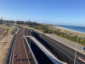 Looking south towards Fremantle Harbour