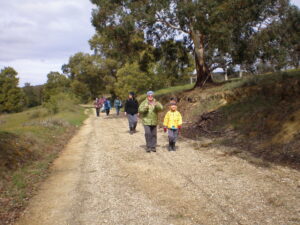 Walking between Linton and Pittong [2007]
