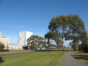 The large dairy factory at Cobden dominates part of the town [Norm Appleby 2012]