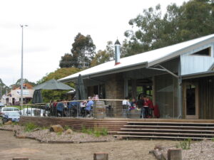 The former goods shed at Timboon is now a distillery and attraction [2007]