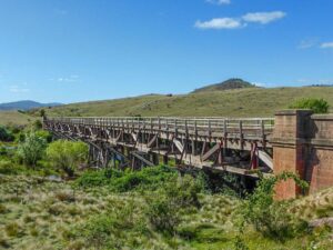 The impressive Bredbo River bridge [Monaro Rail Trail Inc 2015]