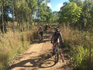 Riding the undeveloped section between Mareeba and Walkamin [2017]