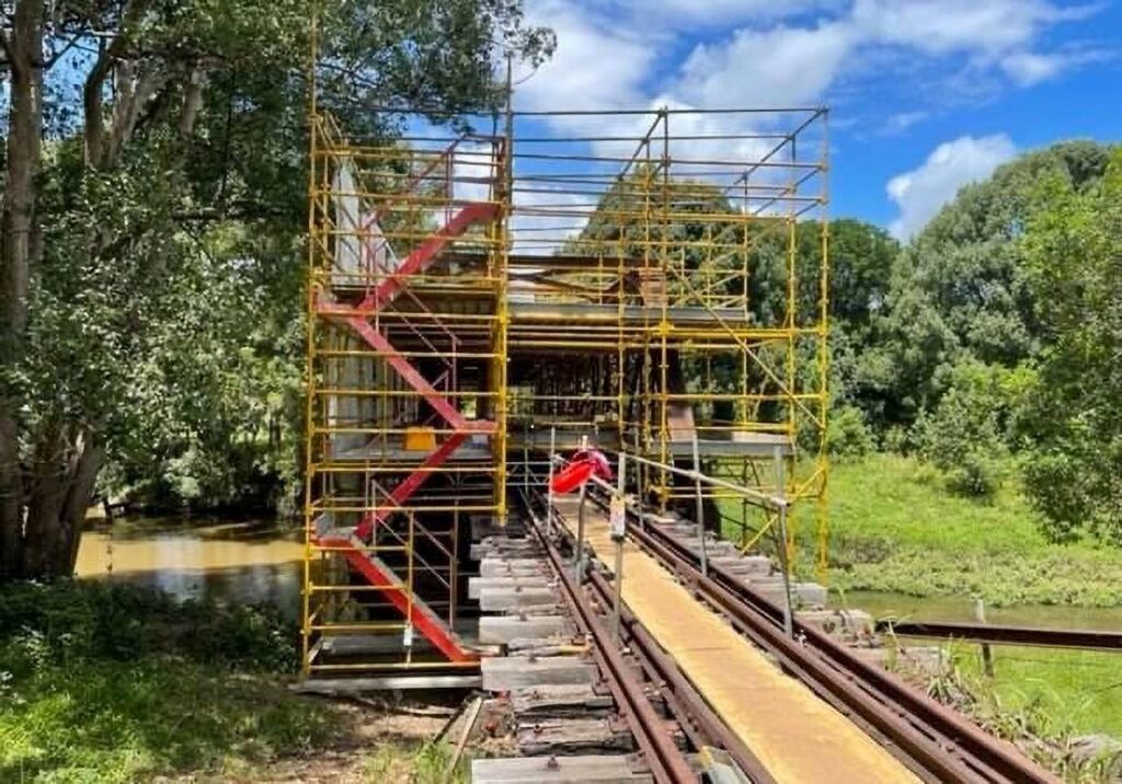 Work Begins on Historic Northern Rivers Rail Trail Bridge