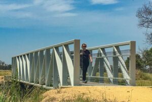 New bridge across Eaglehawk Creek opened in 2020 [Deb Brown]