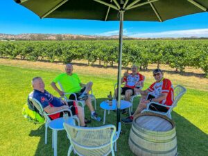 Take a break at Artisans - one of the many wineries along the route [2022]