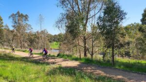 Cycling beside the Goulburn River on the way to Tallarook [2022]