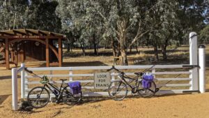 Community groups have contributed to turning the access point at Heathcote from a bare paddock into a feature (Andrew Lecky 2019)