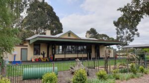 The former Mirboo North Railway Station is still serving the community [2019]