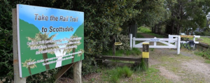 Lilydale Falls to Wyena is now part of the North East Tasmania Rail Trail