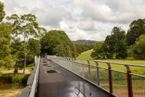 One of the biggest restored bridges is across the Burringbar Creek at Mooball [2023]