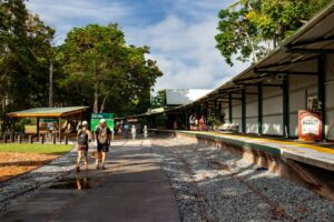 Murwillumbah station is part of the community again and the main access point for the rail trail [2023]