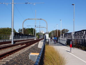 Parramatta River bridge, Carlingford railside trail