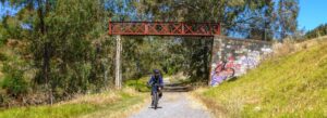 the trail with the Yatala Prison guard tower above it - Nov 23