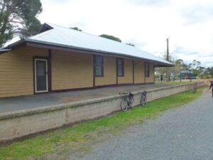 Willunga station is the end of the rail trail [2014]